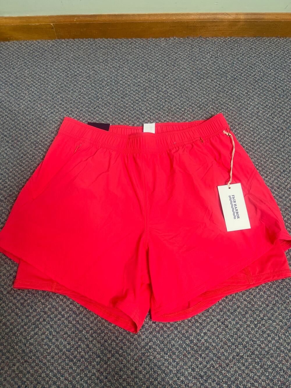 Fair Harbor Neon Coral Corliss Short Large